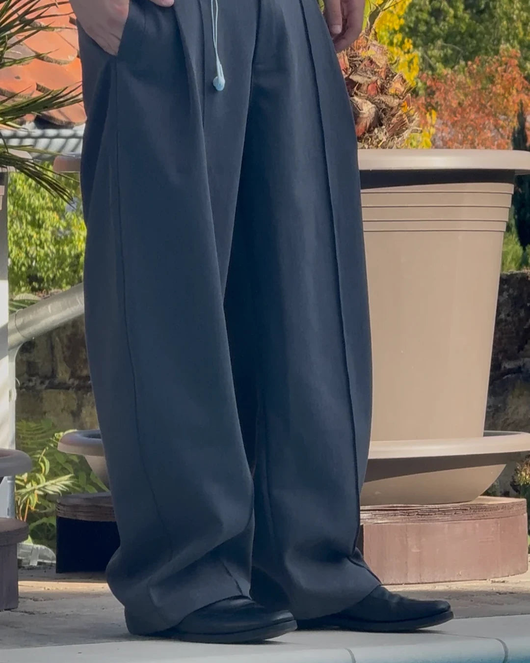 Pleated Pants